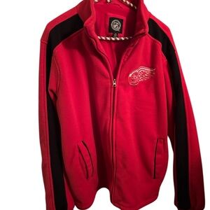 Red and Black Fleece Jacket
